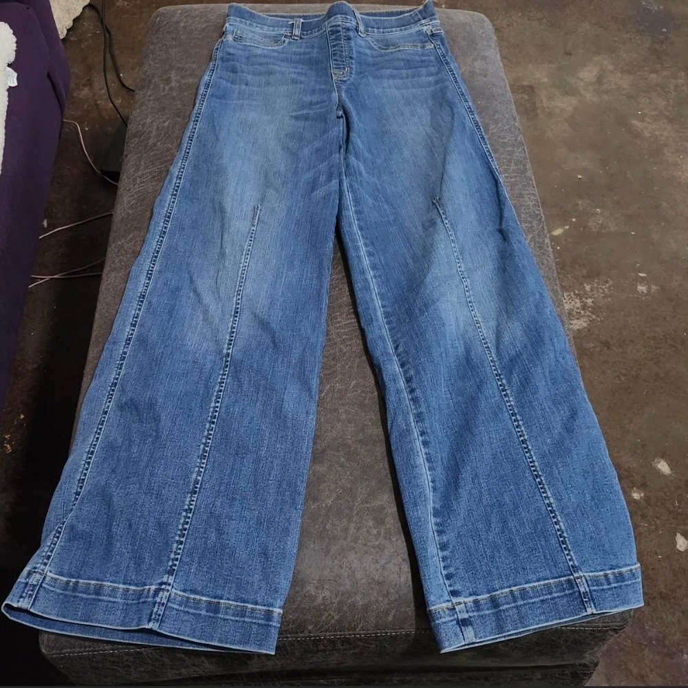 SPANX Women's Blue Flare & Wide Leg Jeans